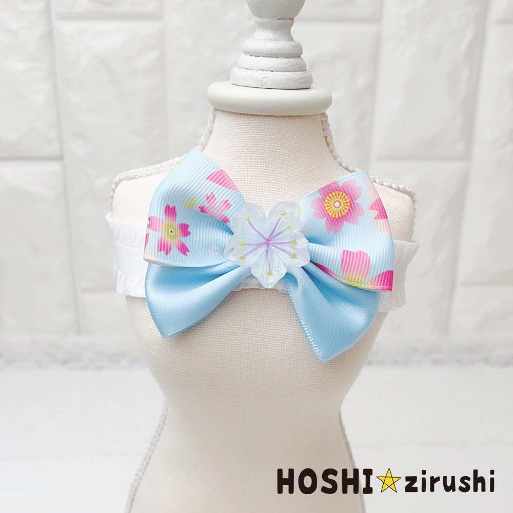 和桜チョーカー【20個入り】 Pet choker Dog collar Pet ribbon Pet accessories