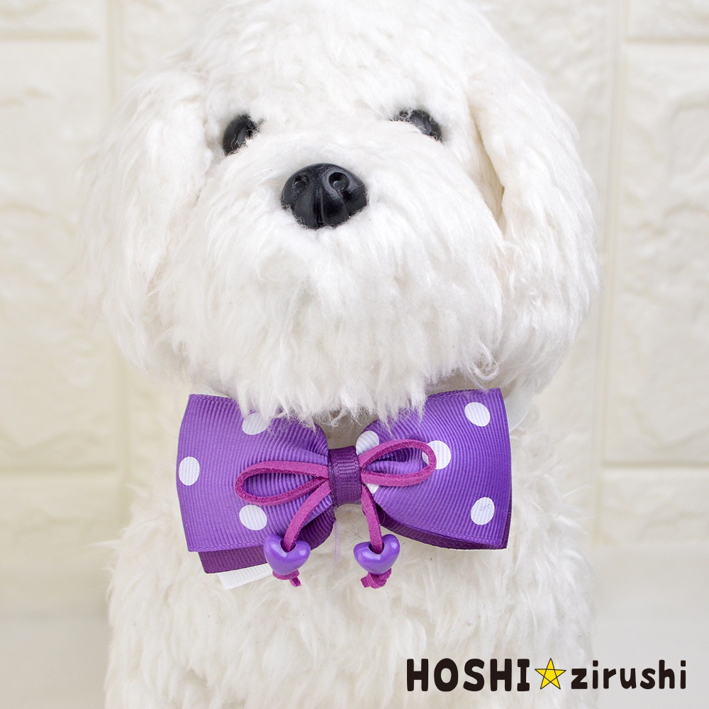 カラフルでポップな水玉チョーカー【20個入り】 Pet choker Dog collar Pet ribbon Pet accessories
