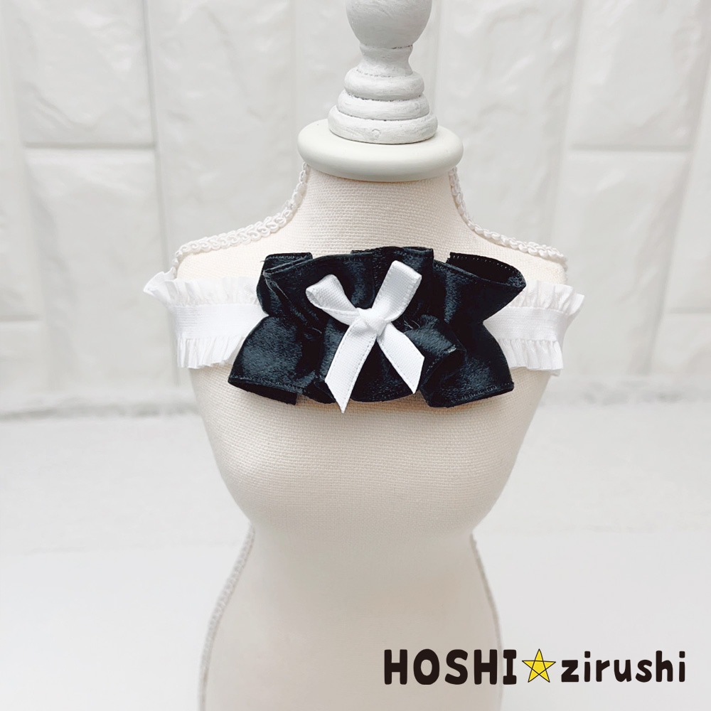 サテンフリルチョーカー【20個入り】 Pet choker Dog collar Pet