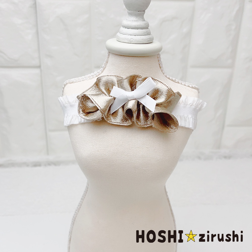 サテンフリルチョーカー【20個入り】 Pet choker Dog collar Pet ribbon Pet accessories