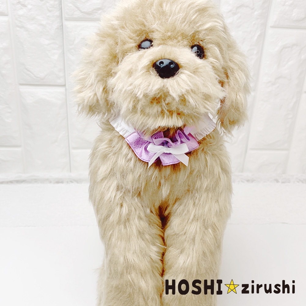 サテンフリルチョーカー【20個入り】 Pet choker Dog collar Pet