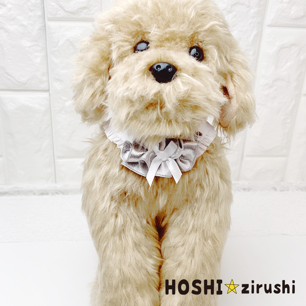 サテンフリルチョーカー【20個入り】 Pet choker Dog collar Pet ribbon Pet accessories