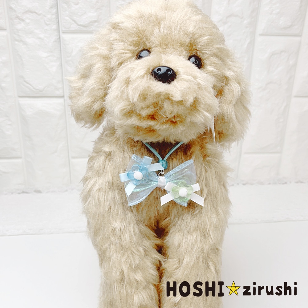 クリアフラワーペンダント【20個入り】 Pet choker Dog collar Pet
