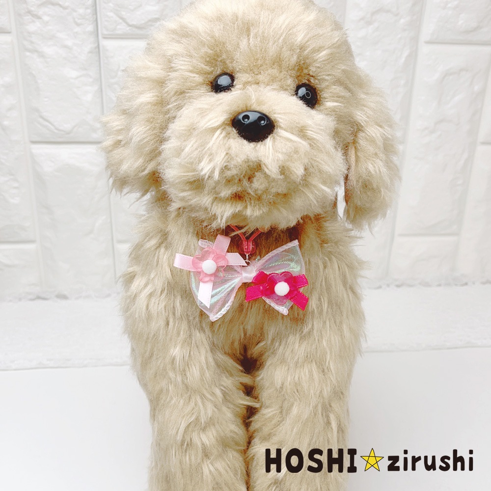クリアフラワーペンダント【20個入り】 Pet choker Dog collar Pet
