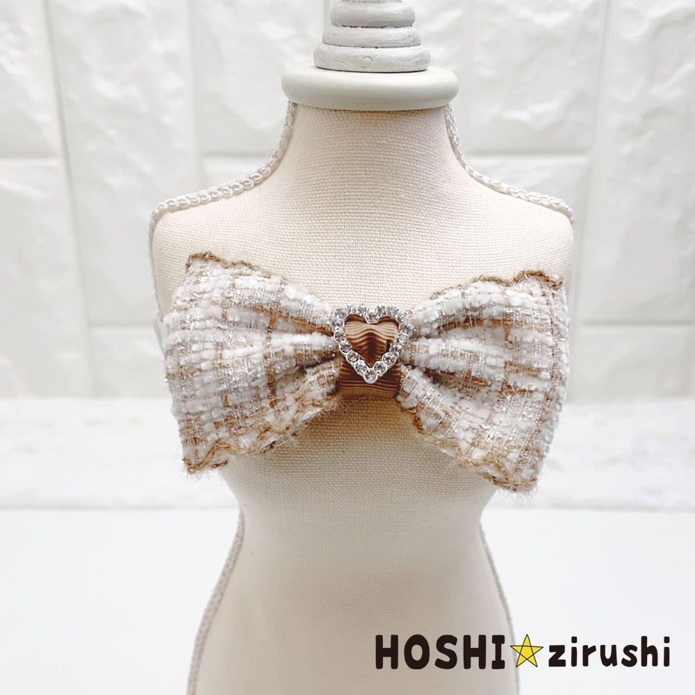 クラシカルツイードチョーカー【20個入り】 Pet choker Dog collar Pet