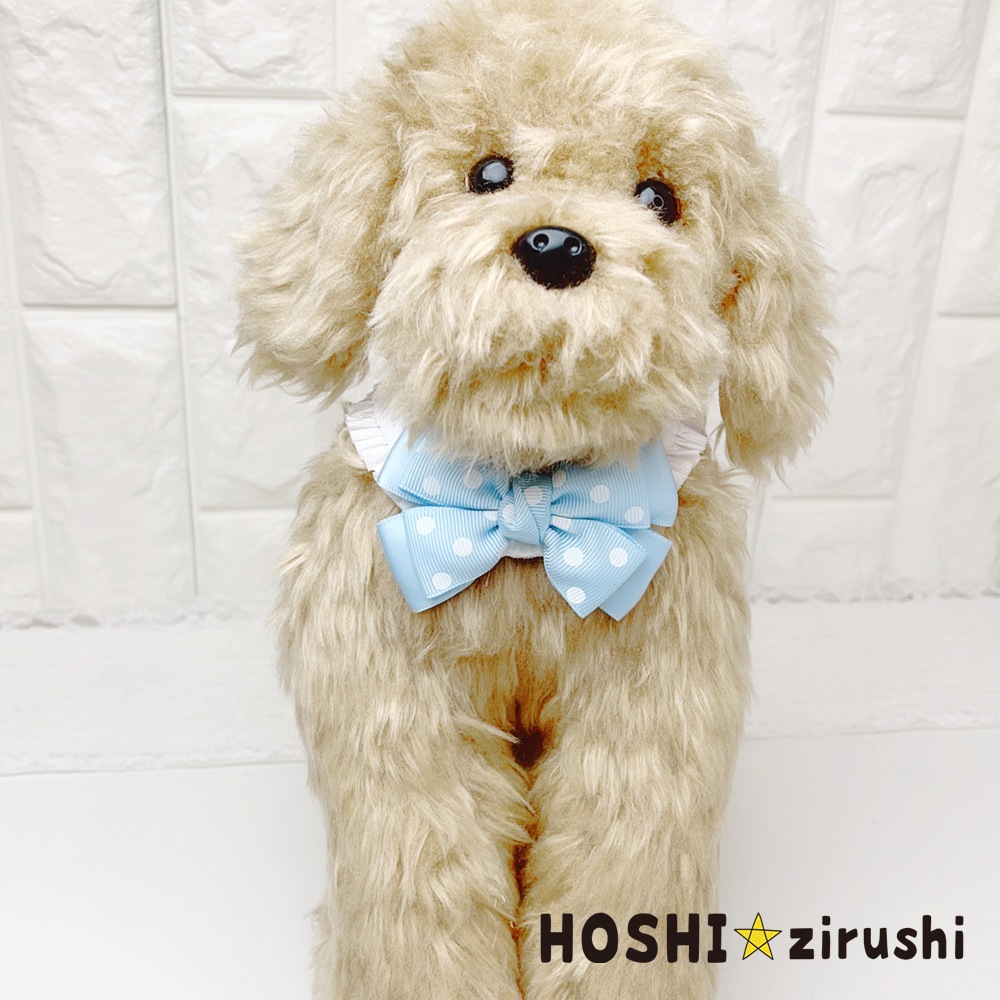 キャンディドットリボンチョーカー【20個入り】 Pet choker Dog collar Pet ribbon Pet accessories
