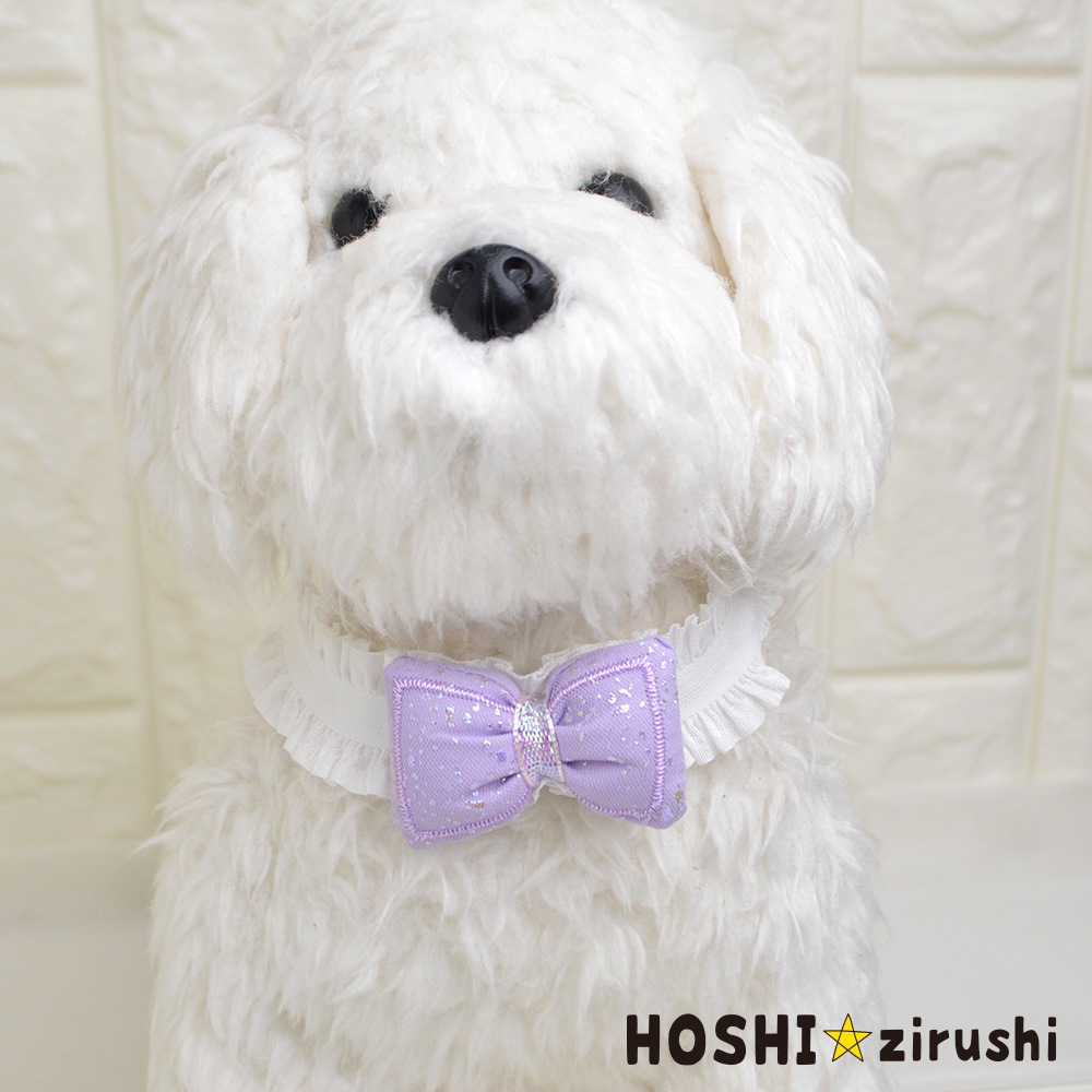 キラキラ付ぷっくりチョーカー（タイプ2）【20個入り】 Pet choker Dog collar Pet ribbon Pet accessories