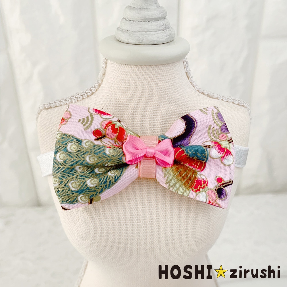 新春和柄チョーカー【20個入り】 Pet choker Dog collar Pet ribbon