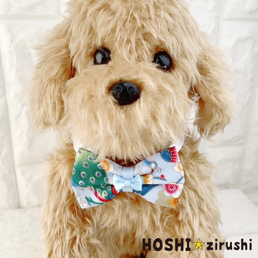 新春和柄チョーカー【20個入り】 Pet choker Dog collar Pet ribbon