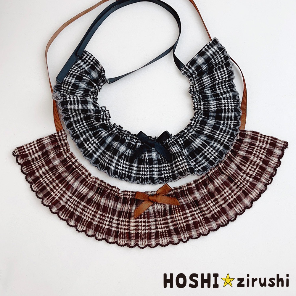チェック柄韓国風チョーカー【20個入り】 Pet choker Dog collar Pet