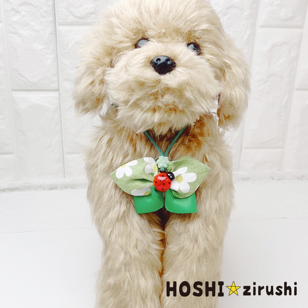 ちょこんとてんとう虫ペンダント【20個入り】 Pet choker Dog collar