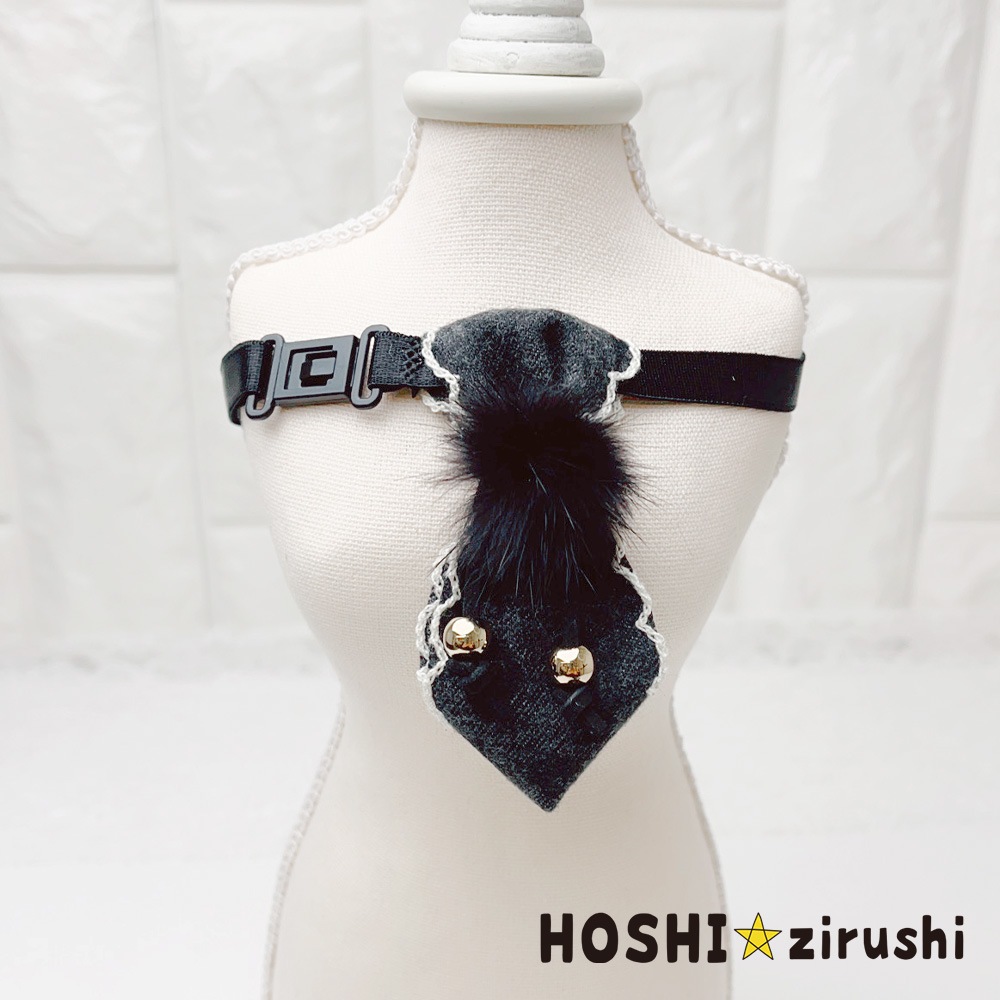 レオパードファーエレガンスネクタイ【20個入り】 Pet choker Dog collar Pet ribbon Pet accessories