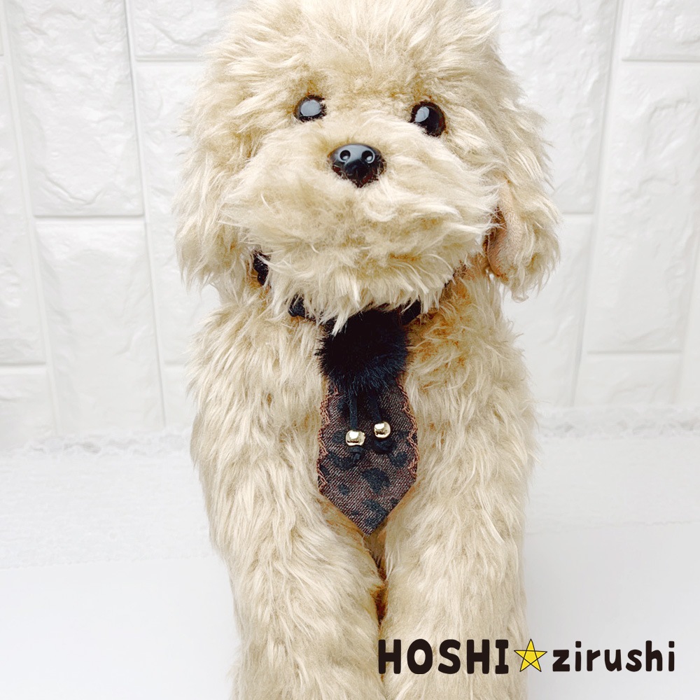 レオパードファーエレガンスネクタイ【20個入り】 Pet choker Dog collar Pet ribbon Pet accessories