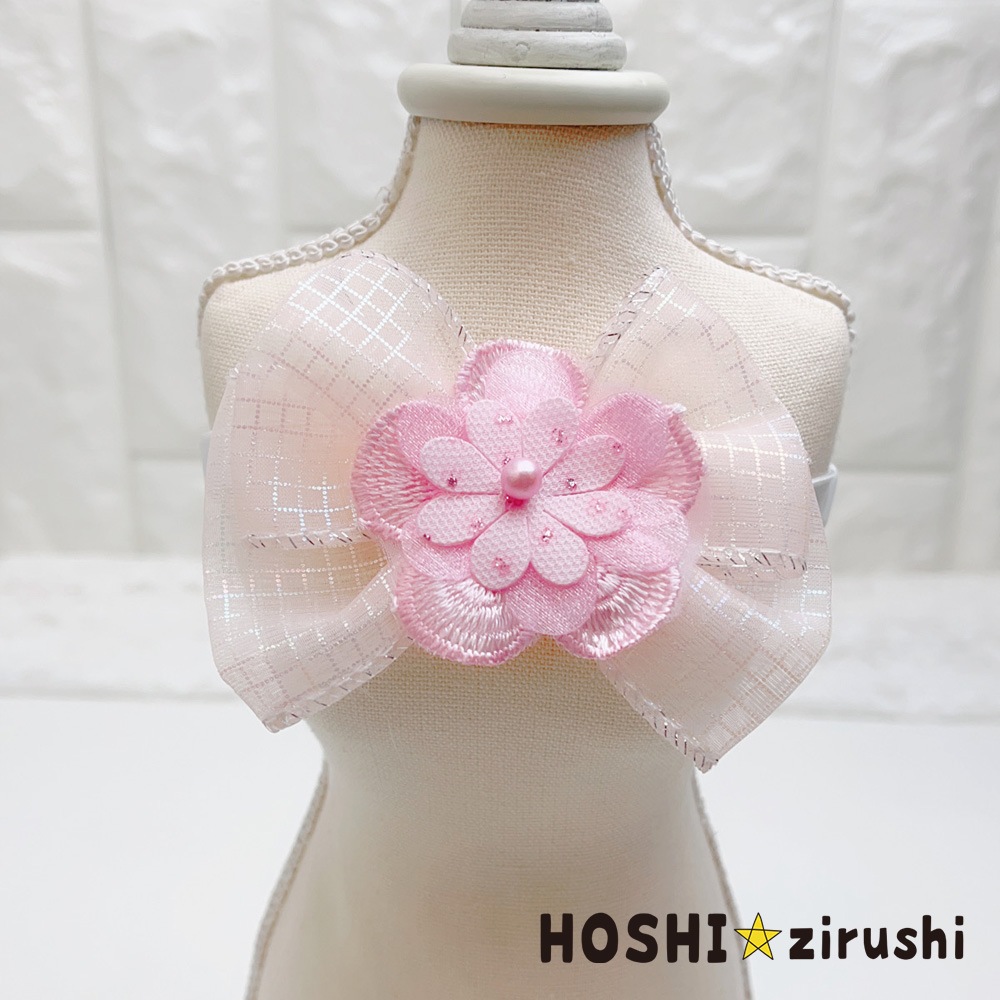 お花のさわやかチョーカー【20個入り】 Pet choker Dog collar Pet ribbon Pet accessories
