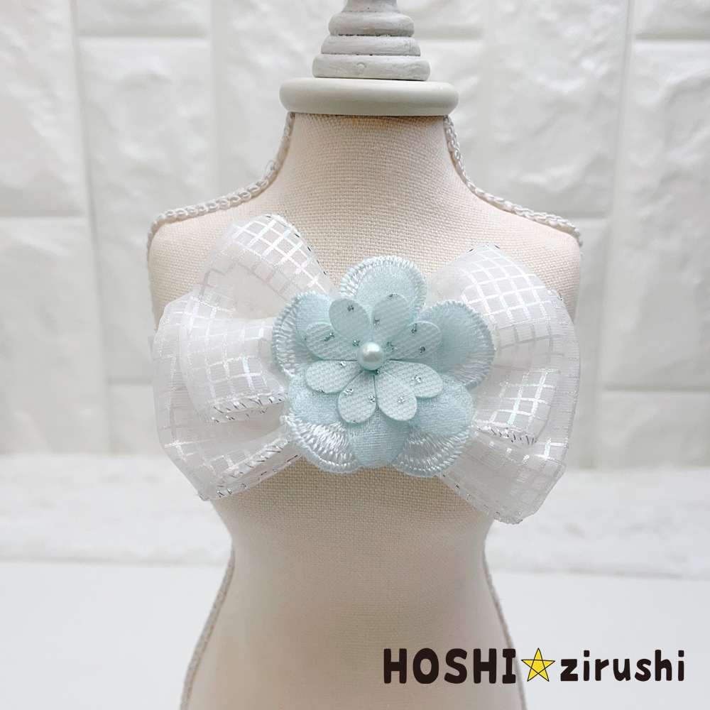 お花のさわやかチョーカー【20個入り】 Pet choker Dog collar Pet ribbon Pet accessories