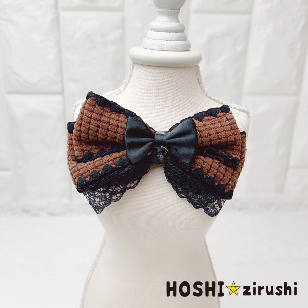 ワッフルリボンチョーカー【20個入り】 Pet choker Dog collar Pet