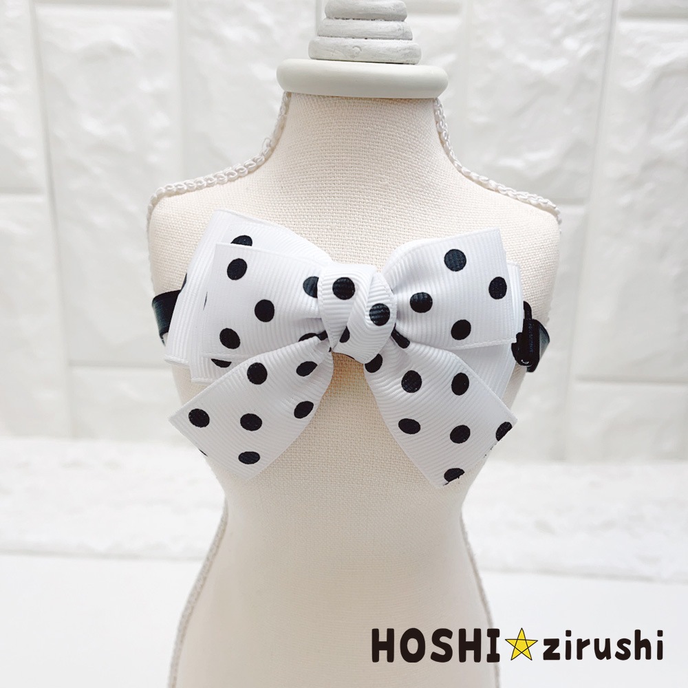 ドット柄のさわやかチョーカー【20個入り】 Pet choker Dog collar Pet