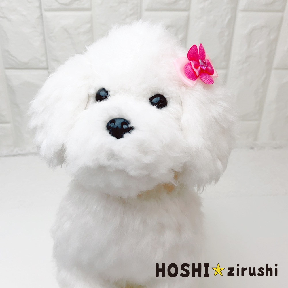 OLUOLUトリミングチョーカー犬用花付きリボン110本 春　485 春のお花リボン【20個入り】Pet choker Dog collar Pet ribbon Pet