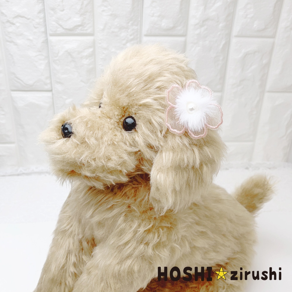 OLUOLUトリミングチョーカー犬用花付きリボン110本 春　485 春のお花リボン【20個入り】Pet choker Dog collar Pet ribbon Pet