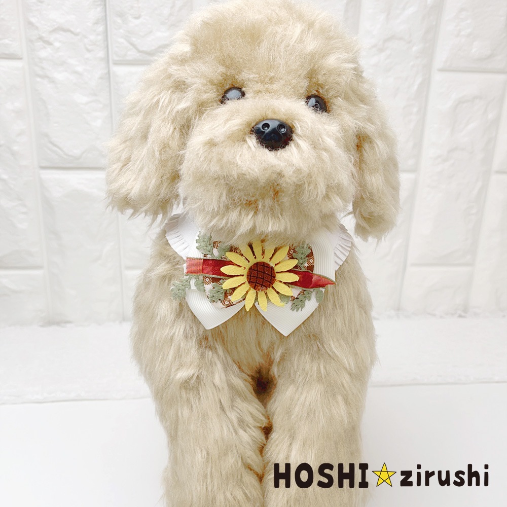 ガーデンヒマワリチョーカー【20個入り】 Pet choker Dog collar Pet