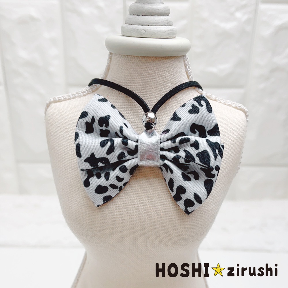 クールなレオパードペンダント【20個入り】 Pet choker Dog collar Pet ribbon Pet accessories pendant