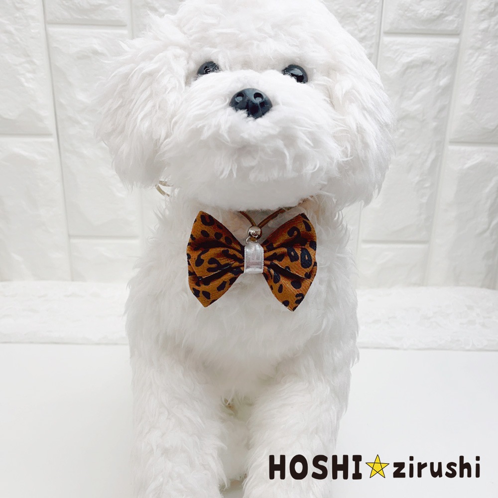クールなレオパードペンダント【20個入り】 Pet choker Dog collar Pet ribbon Pet accessories pendant