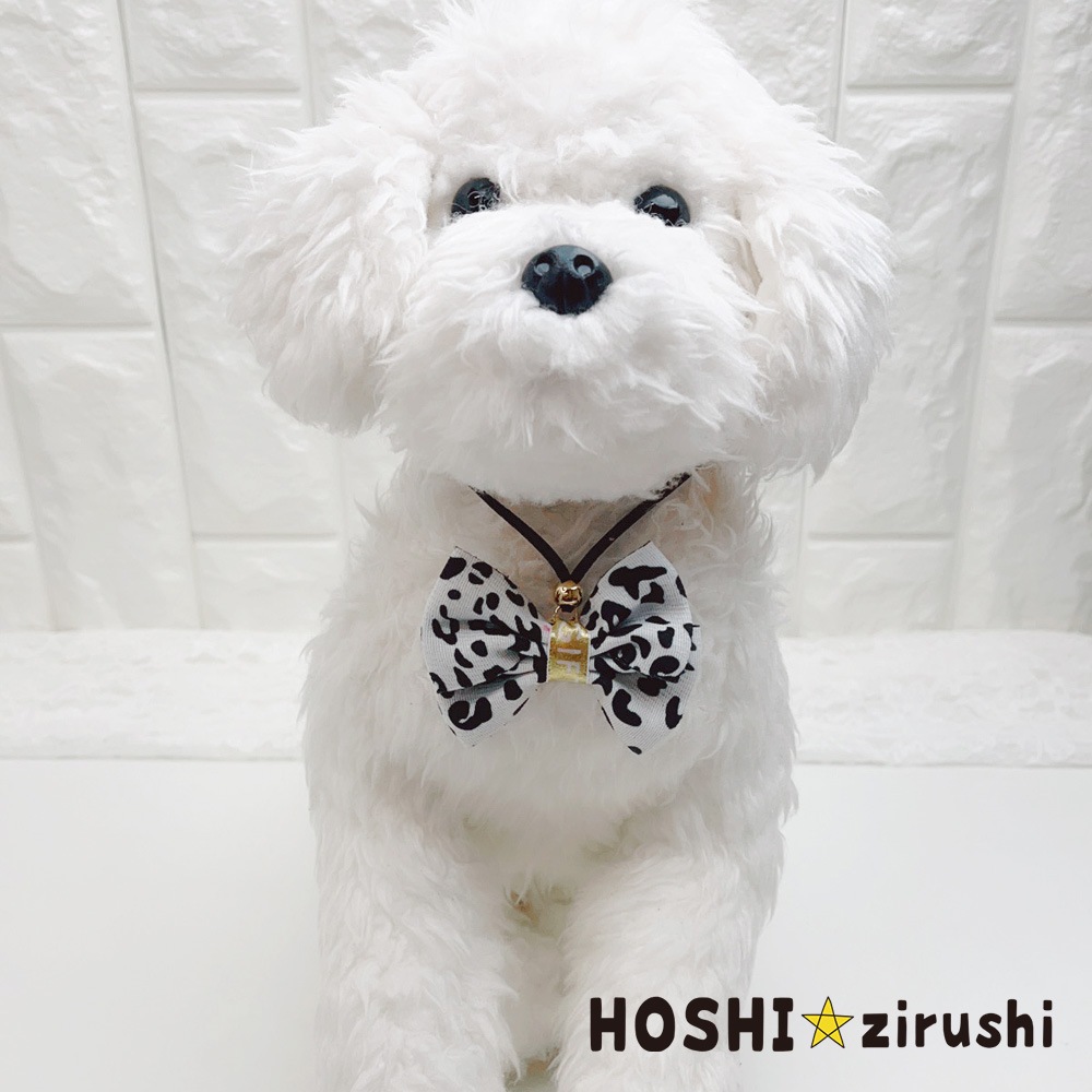 クールなレオパードペンダント【20個入り】 Pet choker Dog collar Pet ribbon Pet accessories pendant