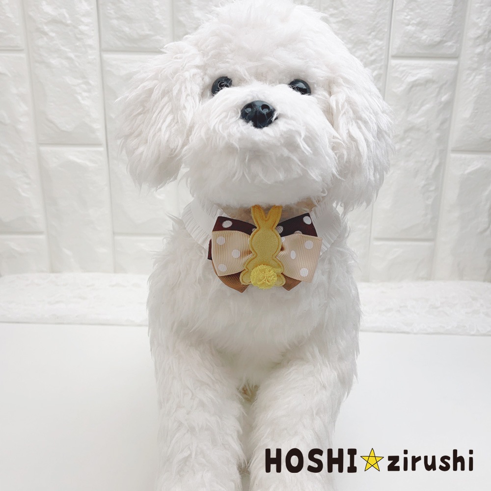 ポンポンうさぎちゃんチョーカー【20個入り】 Pet choker Dog collar