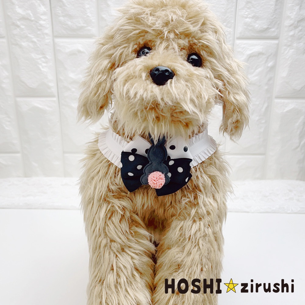 ポンポンうさぎちゃんチョーカー【20個入り】 Pet choker Dog collar