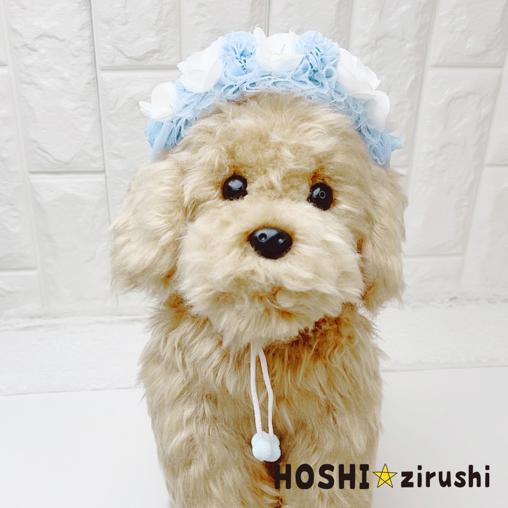 お花ずくしのヘアーバンド【3個入り】 Pet choker Dog collar Pet
