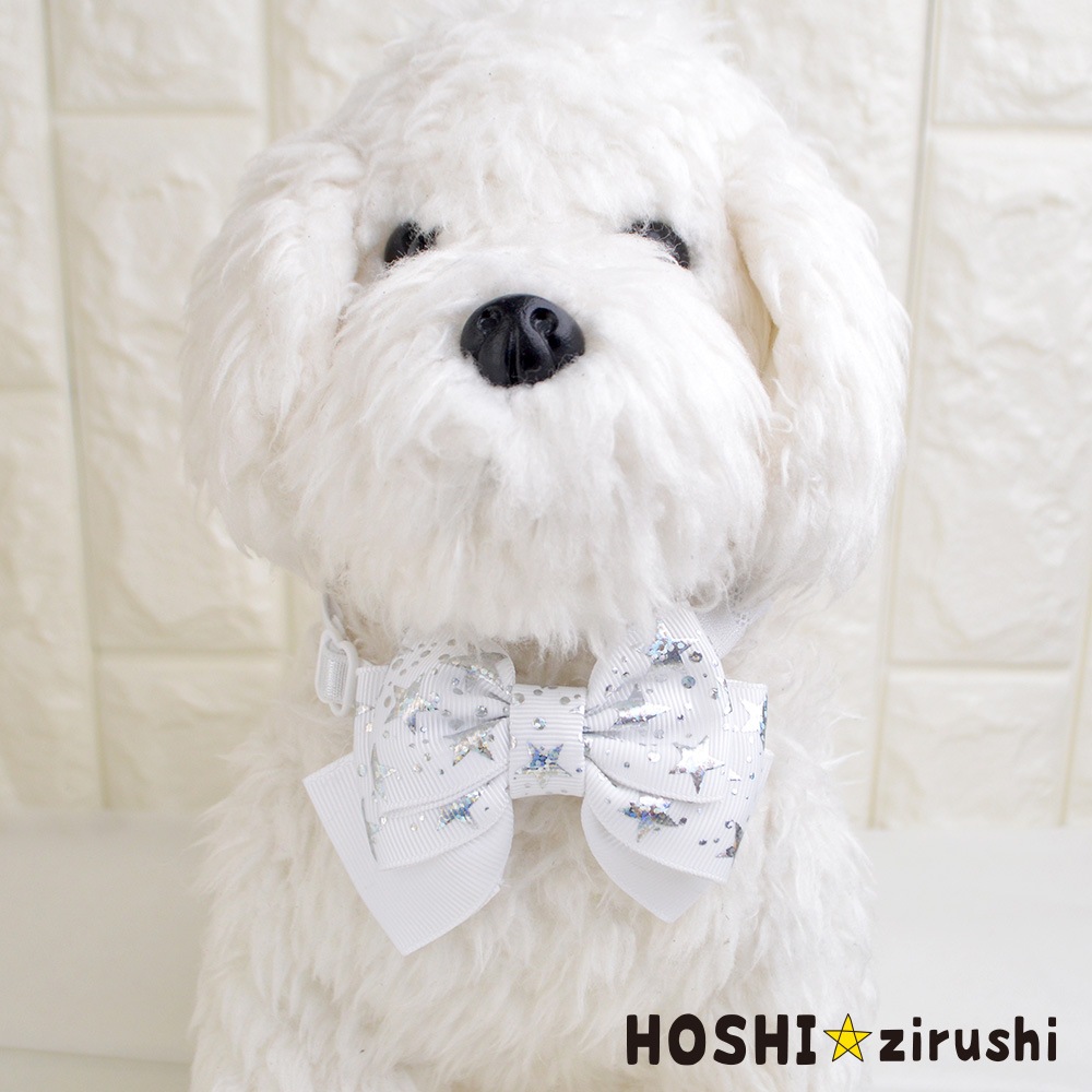 ポップスターリボンチョーカー【20個入り】 Pet choker Dog collar Pet ribbon Pet accessories