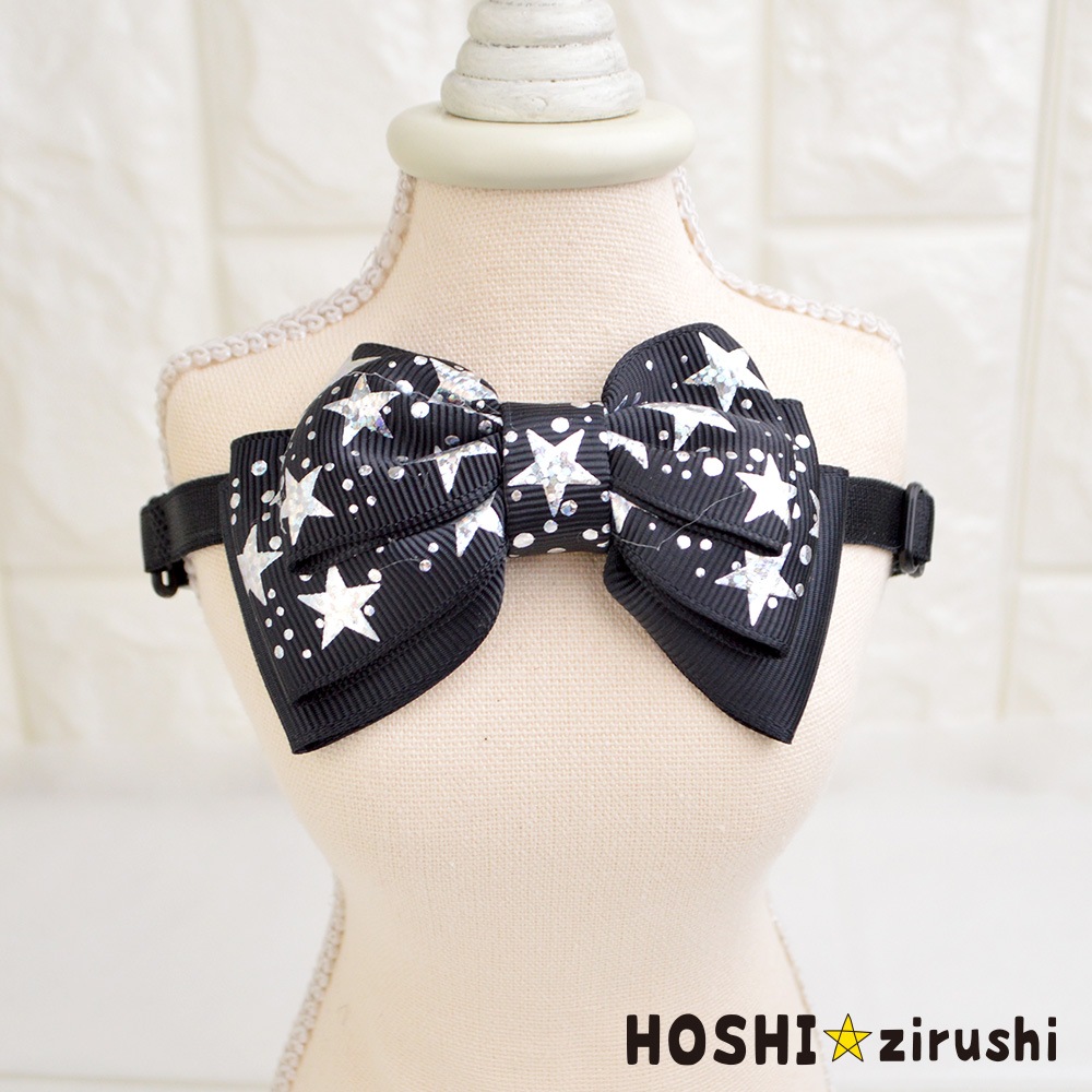ポップスターリボンチョーカー【20個入り】 Pet choker Dog collar Pet ribbon Pet accessories