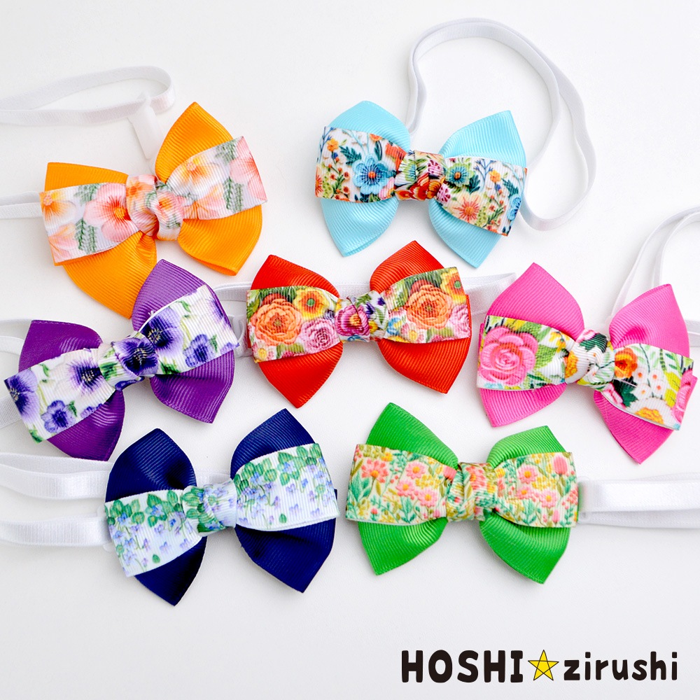 ボタニカルポップチョーカー【20個入り】 Pet choker Dog collar Pet ribbon Pet accessories