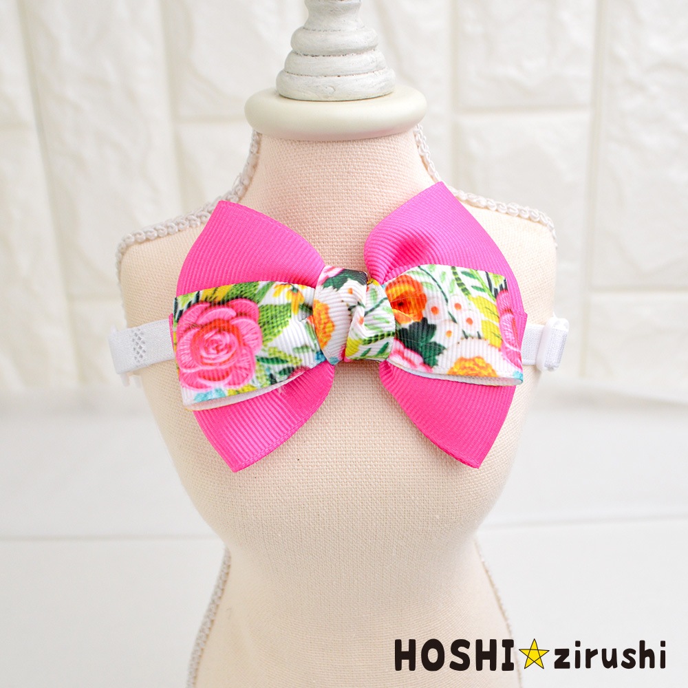 ボタニカルポップチョーカー【20個入り】 Pet choker Dog collar Pet ribbon Pet accessories