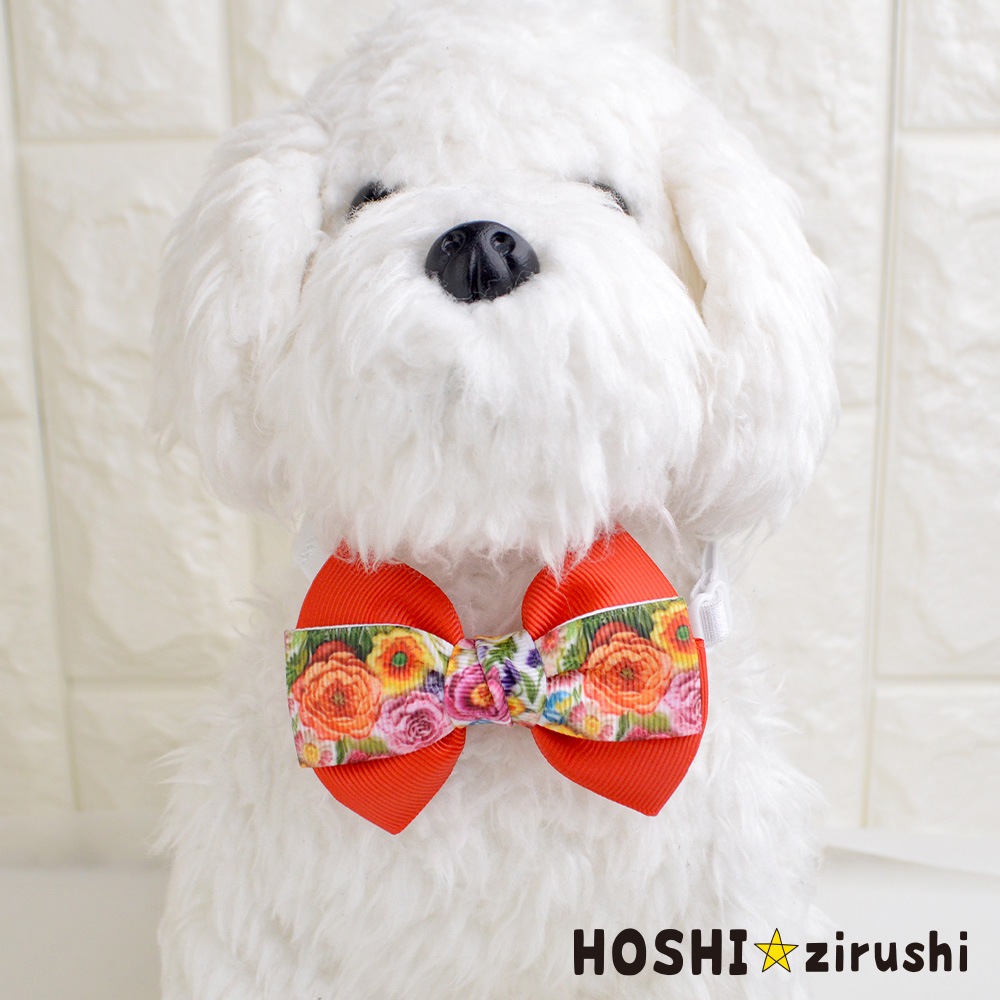 ボタニカルポップチョーカー【20個入り】 Pet choker Dog collar Pet ribbon Pet accessories