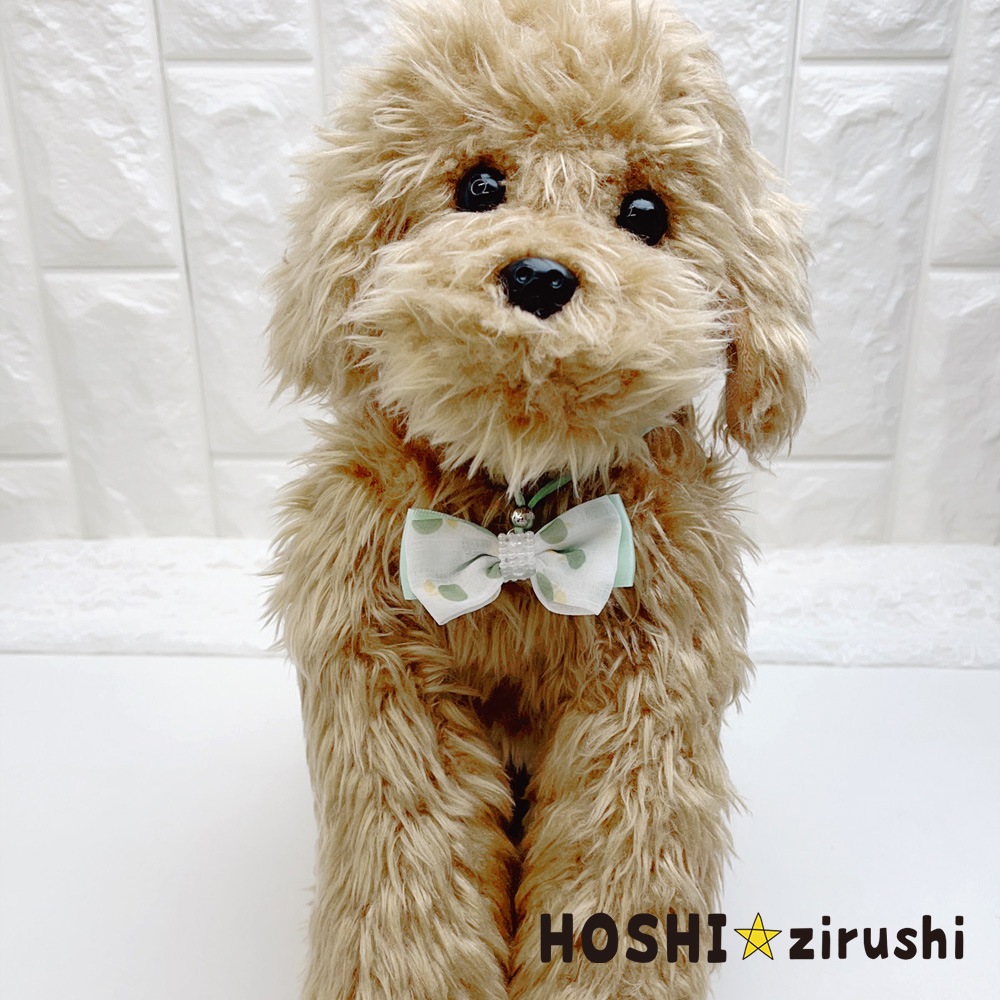 りんご柄リボンのペンダント【20個入り】 Pet choker Dog collar Pet ribbon Pet accessories pendant
