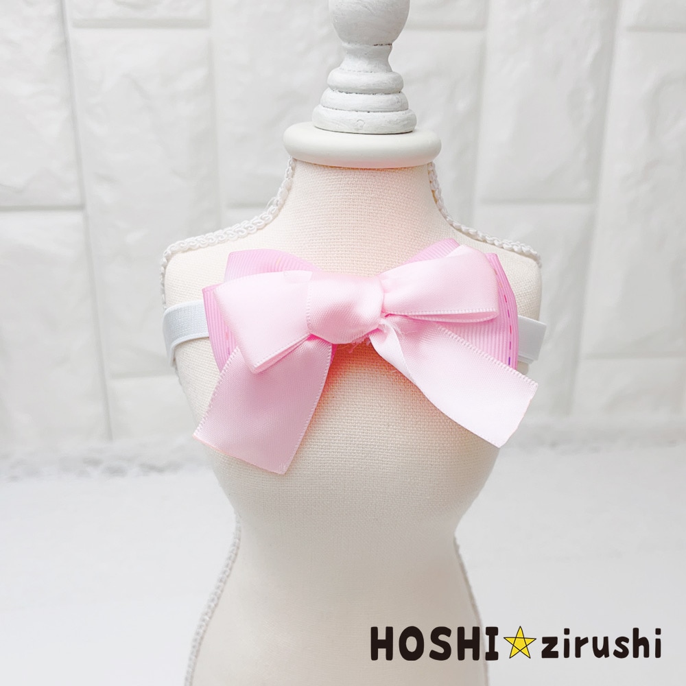 シルクの可愛いリボンチョーカー【20個入り】 Pet choker Dog collar