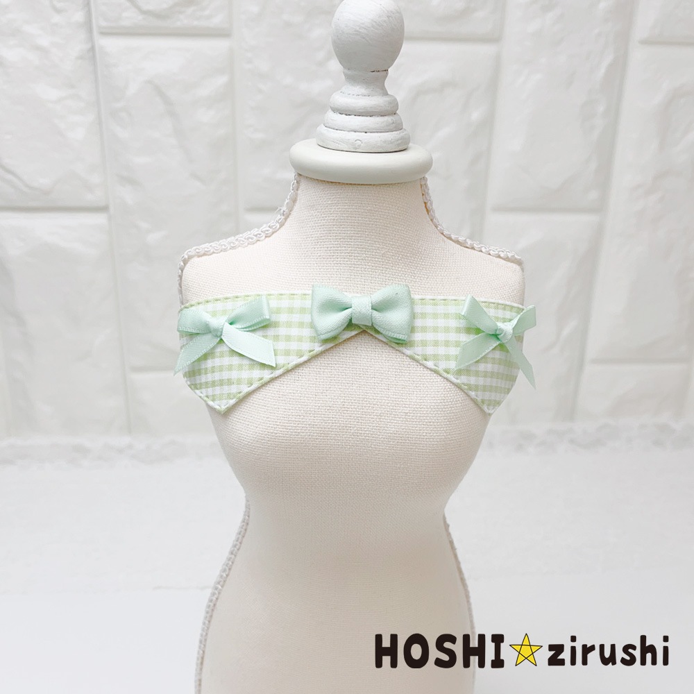 ギンガムガーランドチョーカー【20個入り】 Pet choker Dog collar Pet ribbon Pet accessories