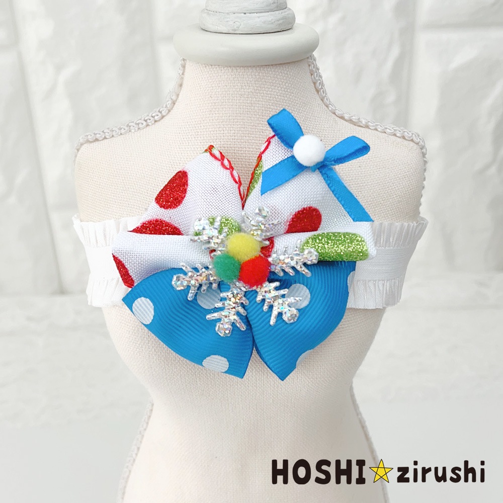 Honey様★専用　トリミングチョーカー　バレンタイン　クリスマス　花　飾　撮影 Honey様☆専用 トリミングチョーカー バレンタイン クリスマス