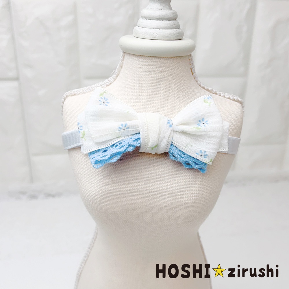 お花柄のナチュラルチョーカー【20個入り】 Pet choker Dog collar Pet ribbon Pet accessories