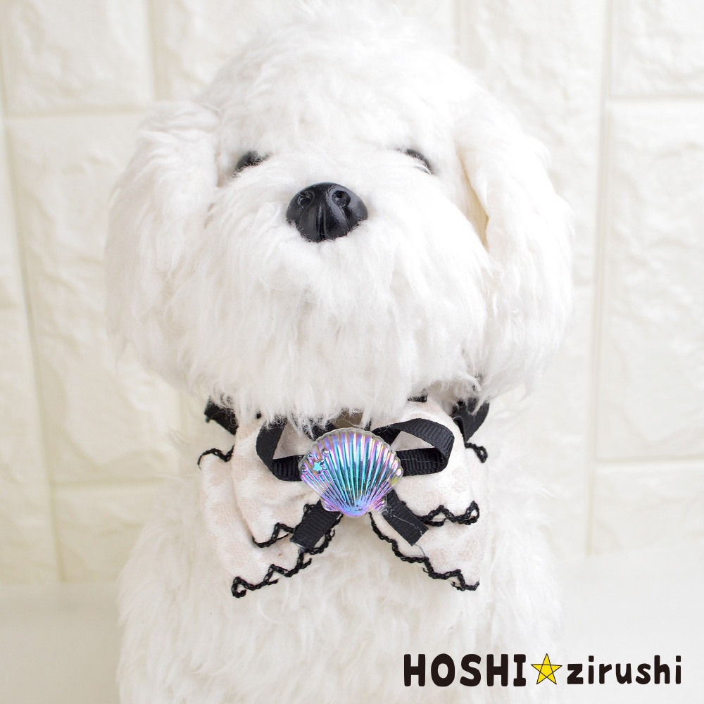 キュンなシェルチョーカー【20個入り】 Pet choker Dog collar Pet ribbon Pet accessories