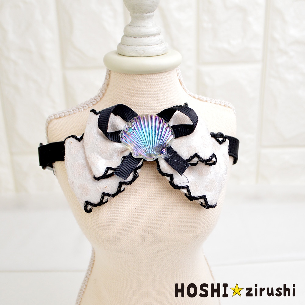 キュンなシェルチョーカー【20個入り】 Pet choker Dog collar Pet ribbon Pet accessories