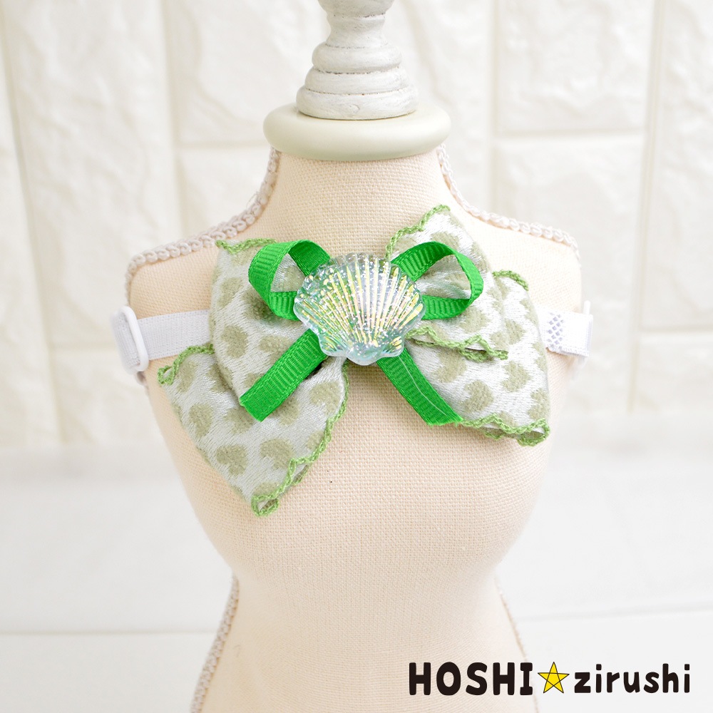 キュンなシェルチョーカー【20個入り】 Pet choker Dog collar Pet ribbon Pet accessories