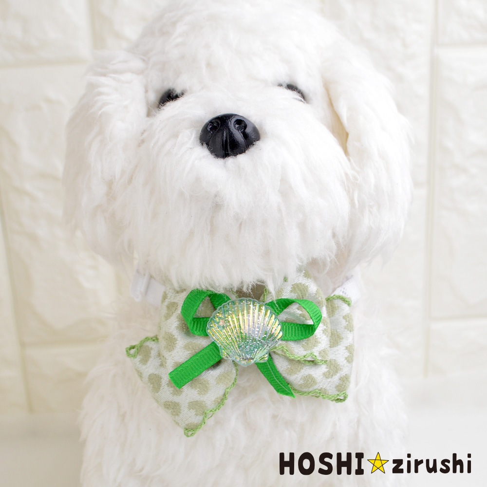 キュンなシェルチョーカー【20個入り】 Pet choker Dog collar Pet ribbon Pet accessories