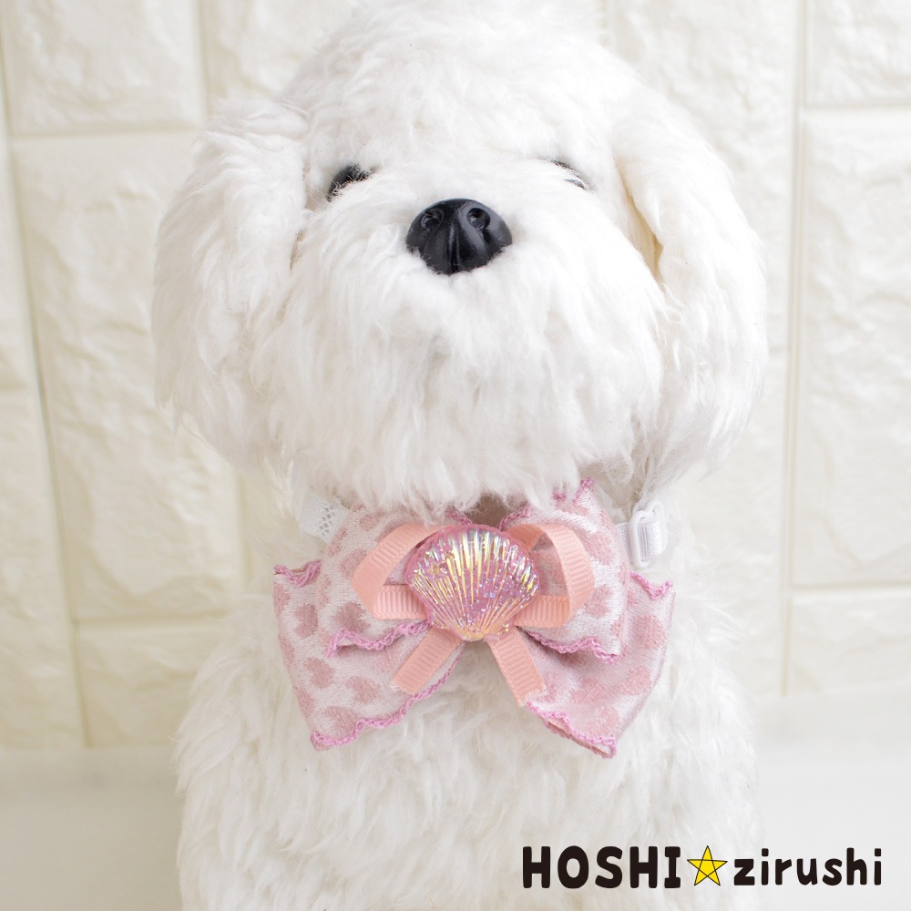 キュンなシェルチョーカー【20個入り】 Pet choker Dog collar Pet ribbon Pet accessories