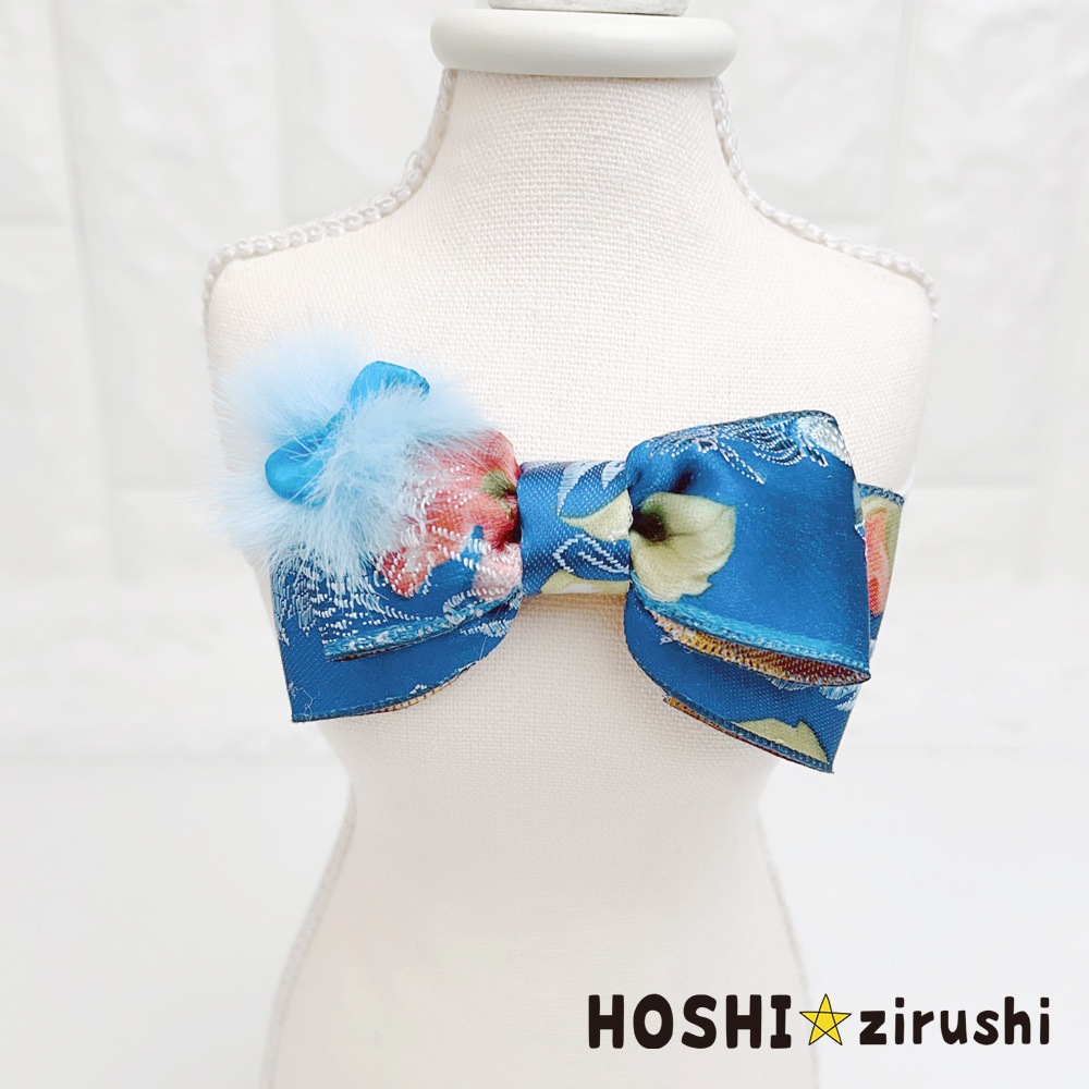 ファーの豪華お正月チョーカー【20個入り】 Pet choker Dog collar Pet