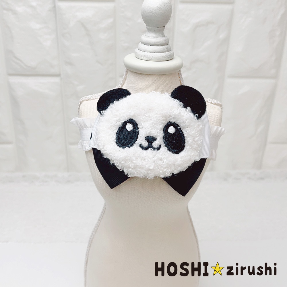 パンダファミリーチョーカー【20個入り】 Pet choker Dog collar Pet ribbon Pet accessories