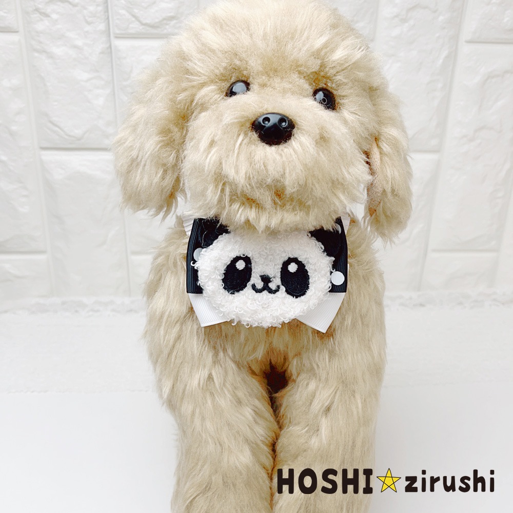 パンダファミリーチョーカー【20個入り】 Pet choker Dog collar Pet ribbon Pet accessories