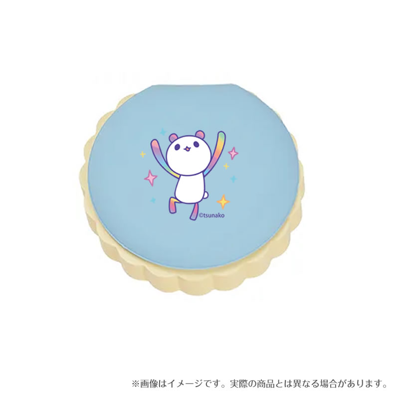マカロン風ふせん(つなこパンダ 青)【2024年1月中旬より順次出荷】