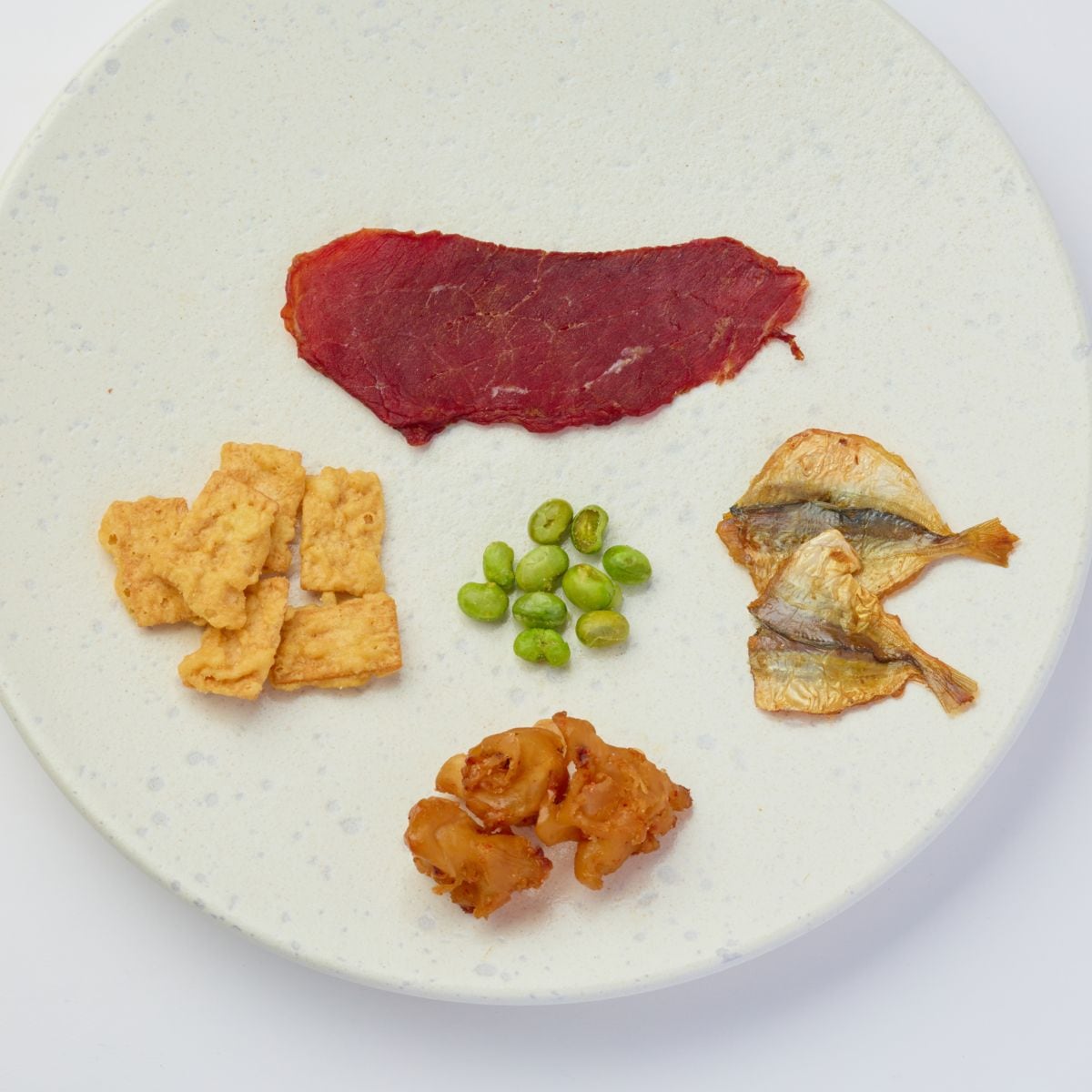 夏にぴったりなおつまみのセットです。
ドライ枝豆に瀬戸内レモンスナックも爽やかです。